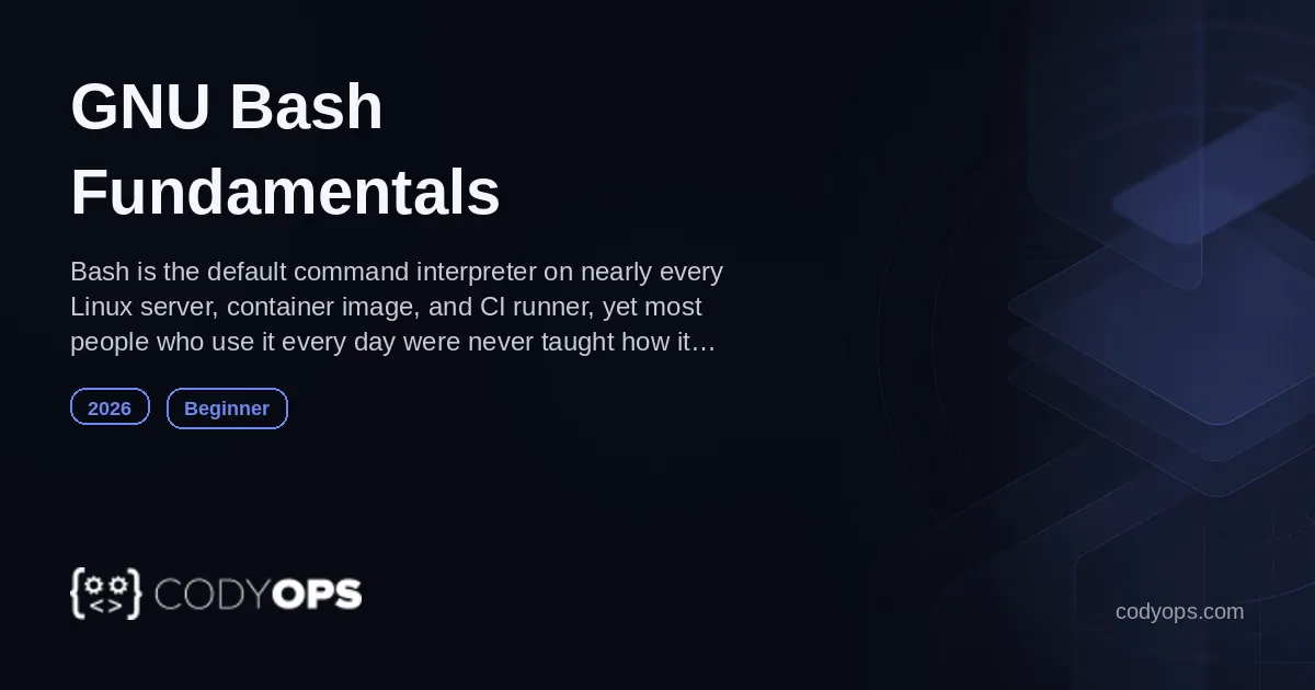 Nuevo curso GNU Bash Fundamentals Principiantes Desarrollo de scripts 2026 Image