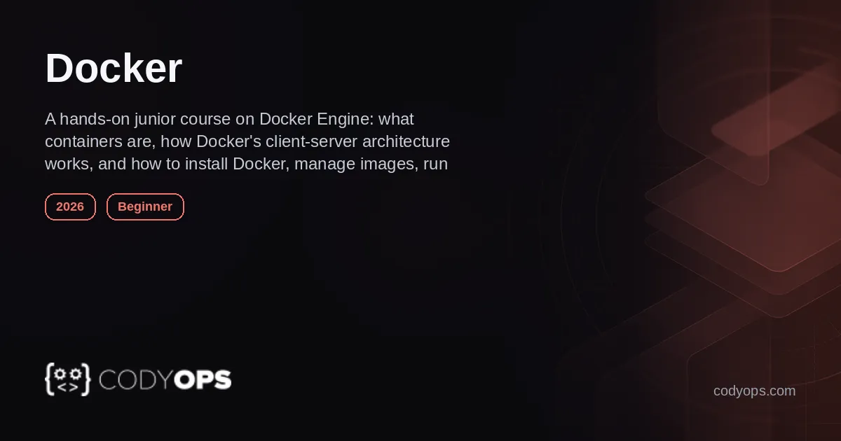 Nuevo Curso Docker Principiante Orquestación de Contenedores 2026 Image
